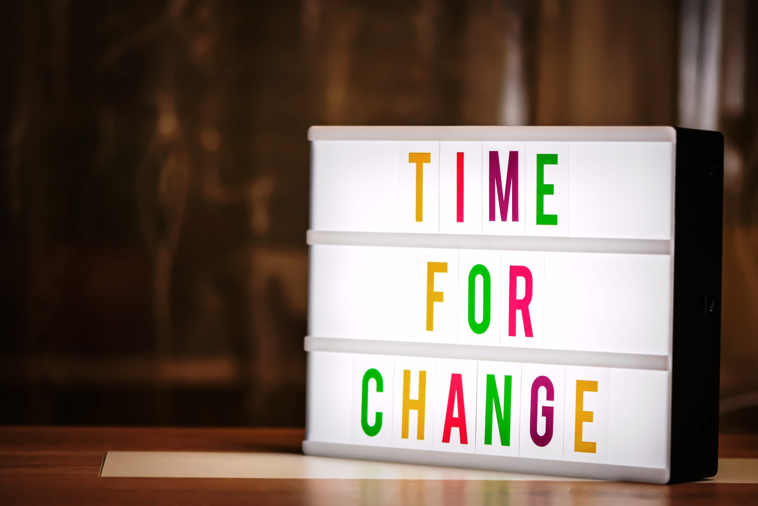 time for a change