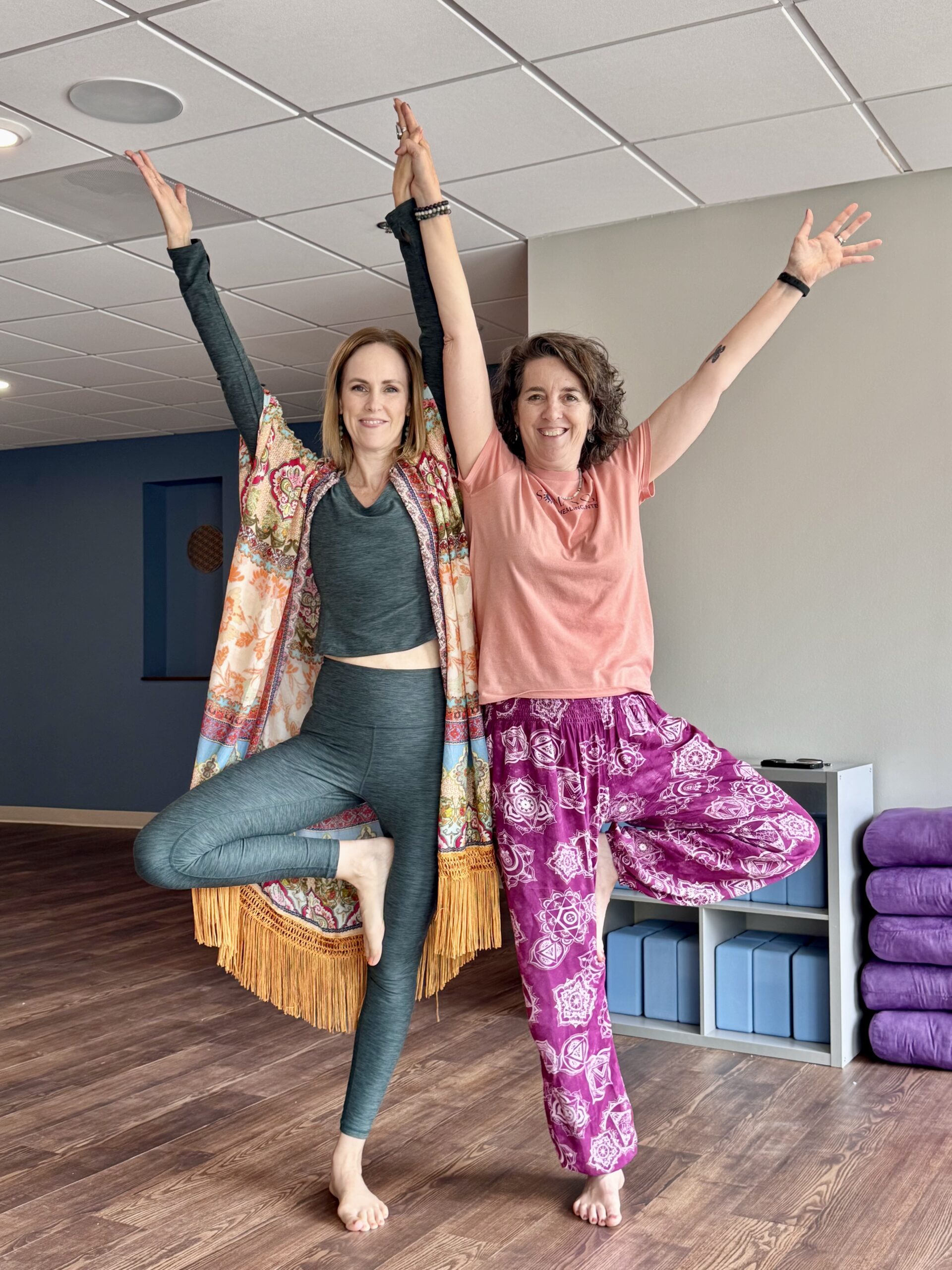 Photo: Sarah DeBlock and Marie Uribe Soma Yoga Healing Center