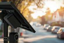 flock camera on a street corner
