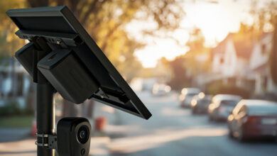 flock camera on a street corner