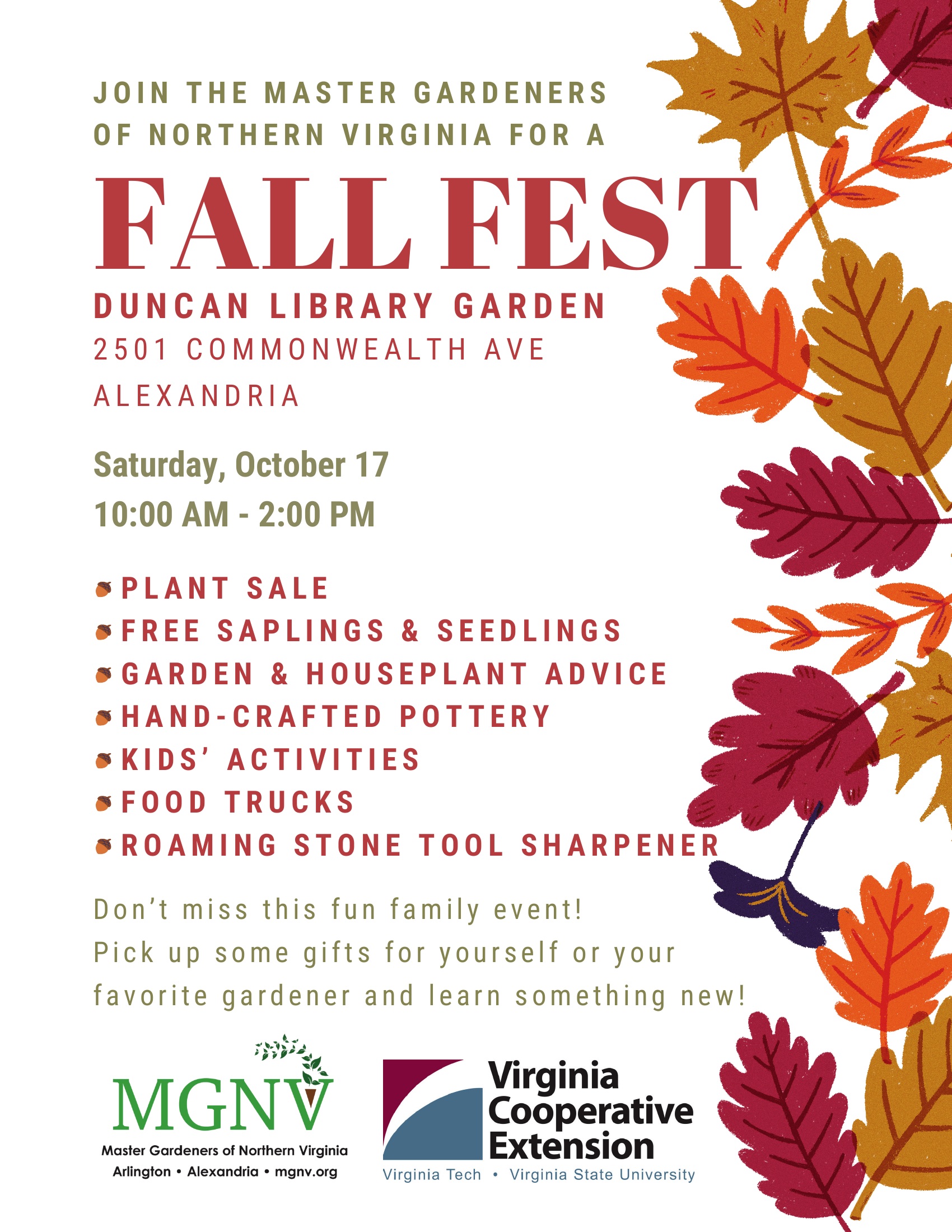 MGNV Fall Fest 2026 flyer