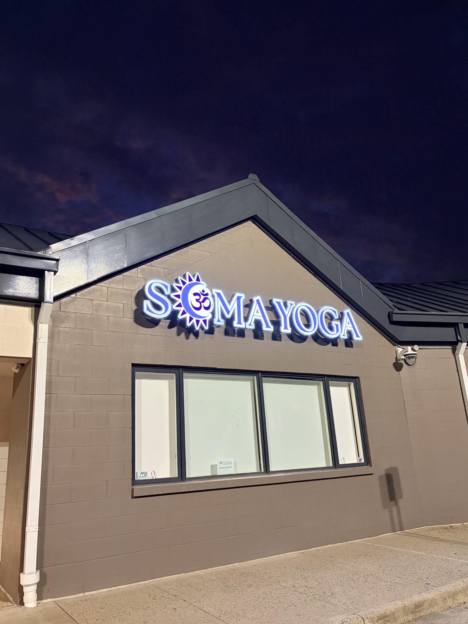 Photo: Sarah DeBlock and Marie Uribe Exterior of Soma Yoga Healing Center’s new Kingstowne location