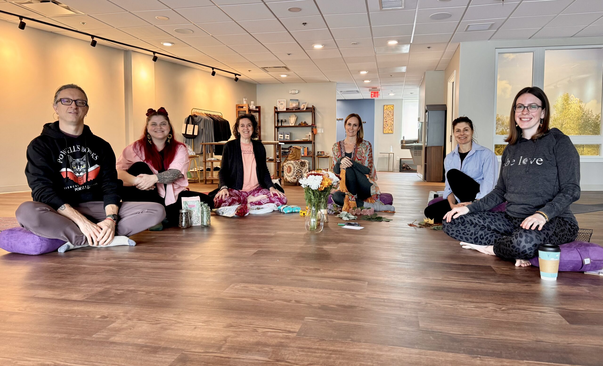 Photo: Sarah DeBlock and Marie Uribe Soma Yoga Healing Center