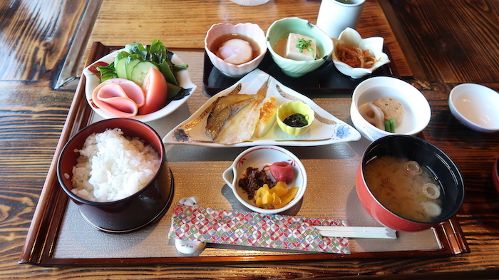 御宿小笠原の朝食