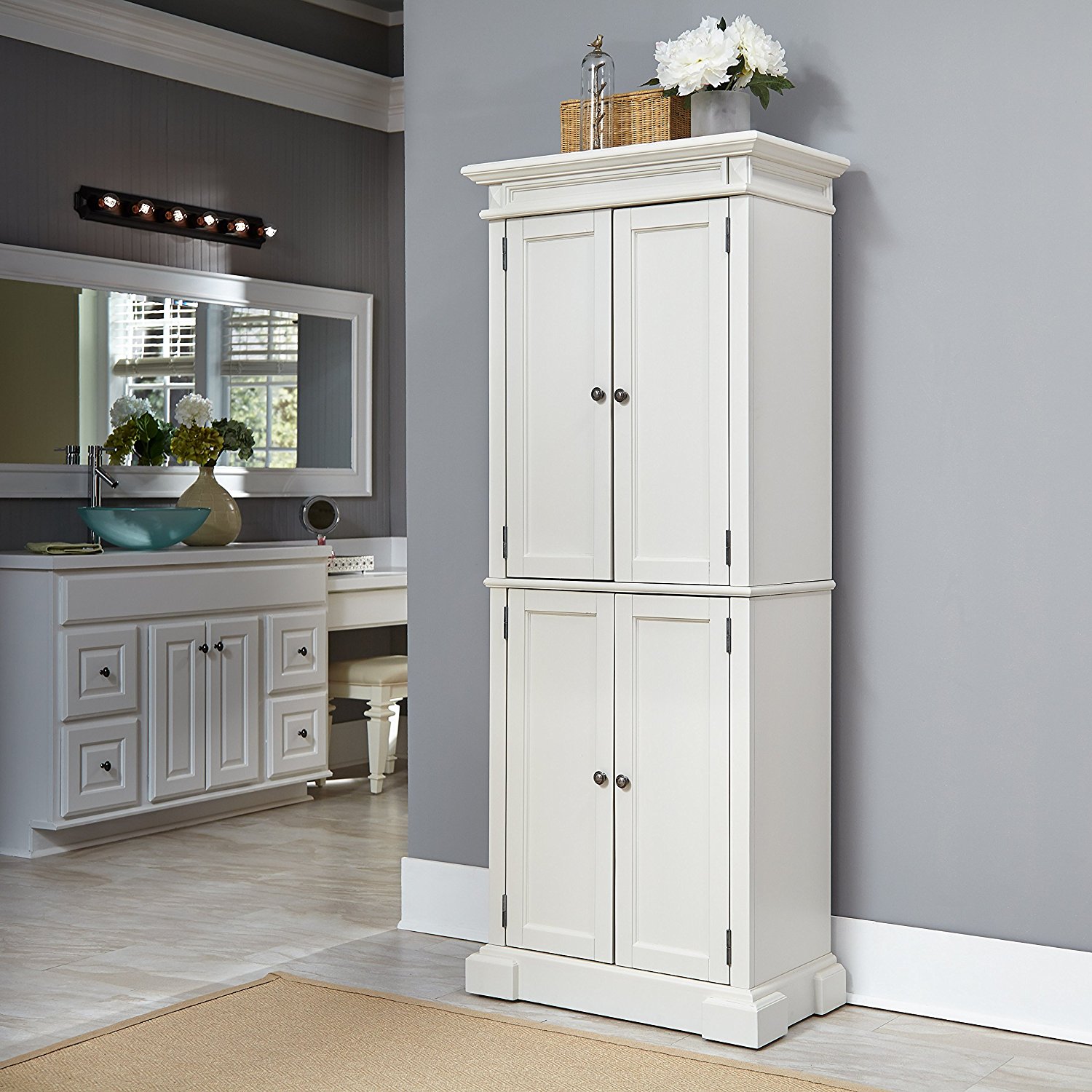 Home Styles 5004-692 Americana Pantry Storage Cabinet
