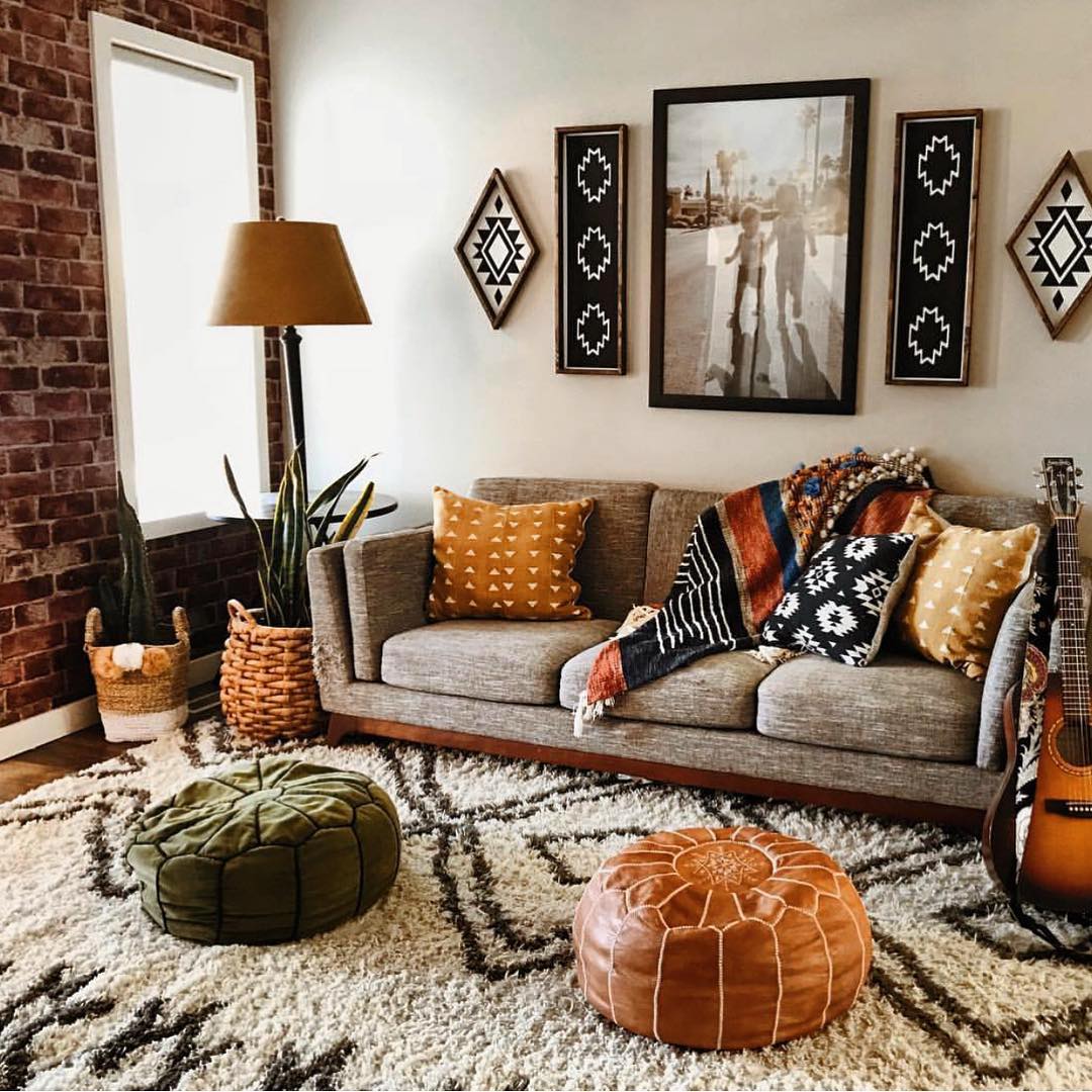 100 Examples to Help You With Your Boho Living Room Design