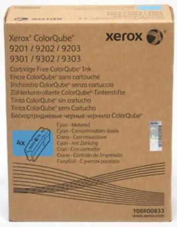Xerox 108R00833 ink cartridge 4 pc(s) Original Cyan