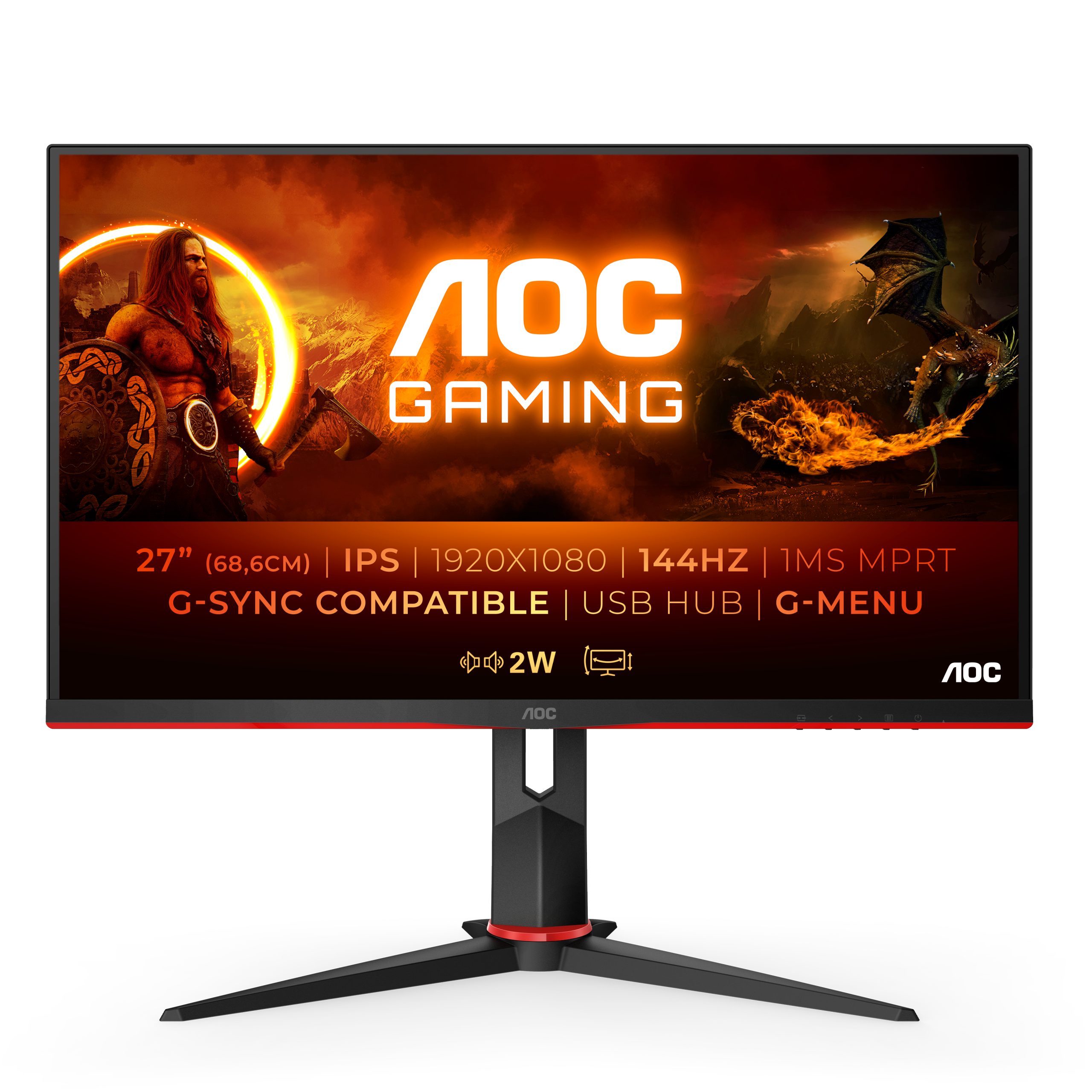 Aoc 27G2U/BK 27´´ Full HD WLED Gaming Monitor Black