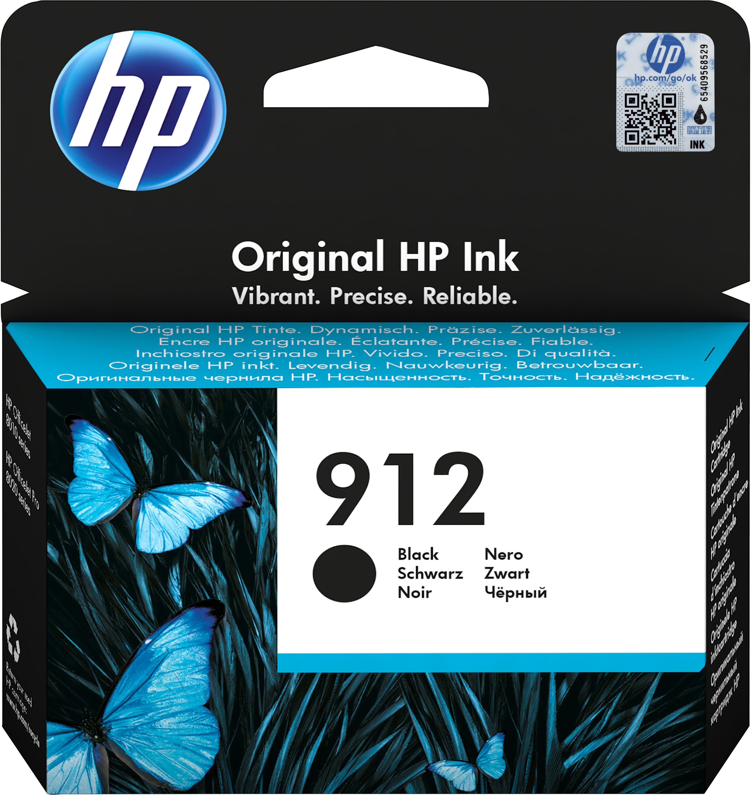 HP-912 BK XL Cartouche d'encre HP - Noir
