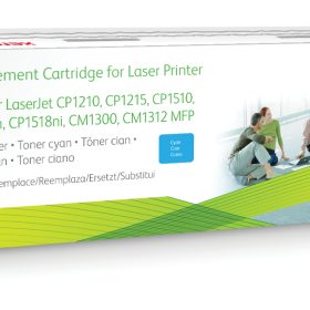 Xerox Cyan toner cartridge. Equivalent to HP CB541A. Compatible with HP Colour LaserJet CM1312 MFP, Colour LaserJet CM1525, Col