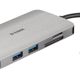 D-Link DUB-M810 notebook dock/port replicator Wired USB 3.2 Gen 1 (3.1 Gen 1) Type-C Silver