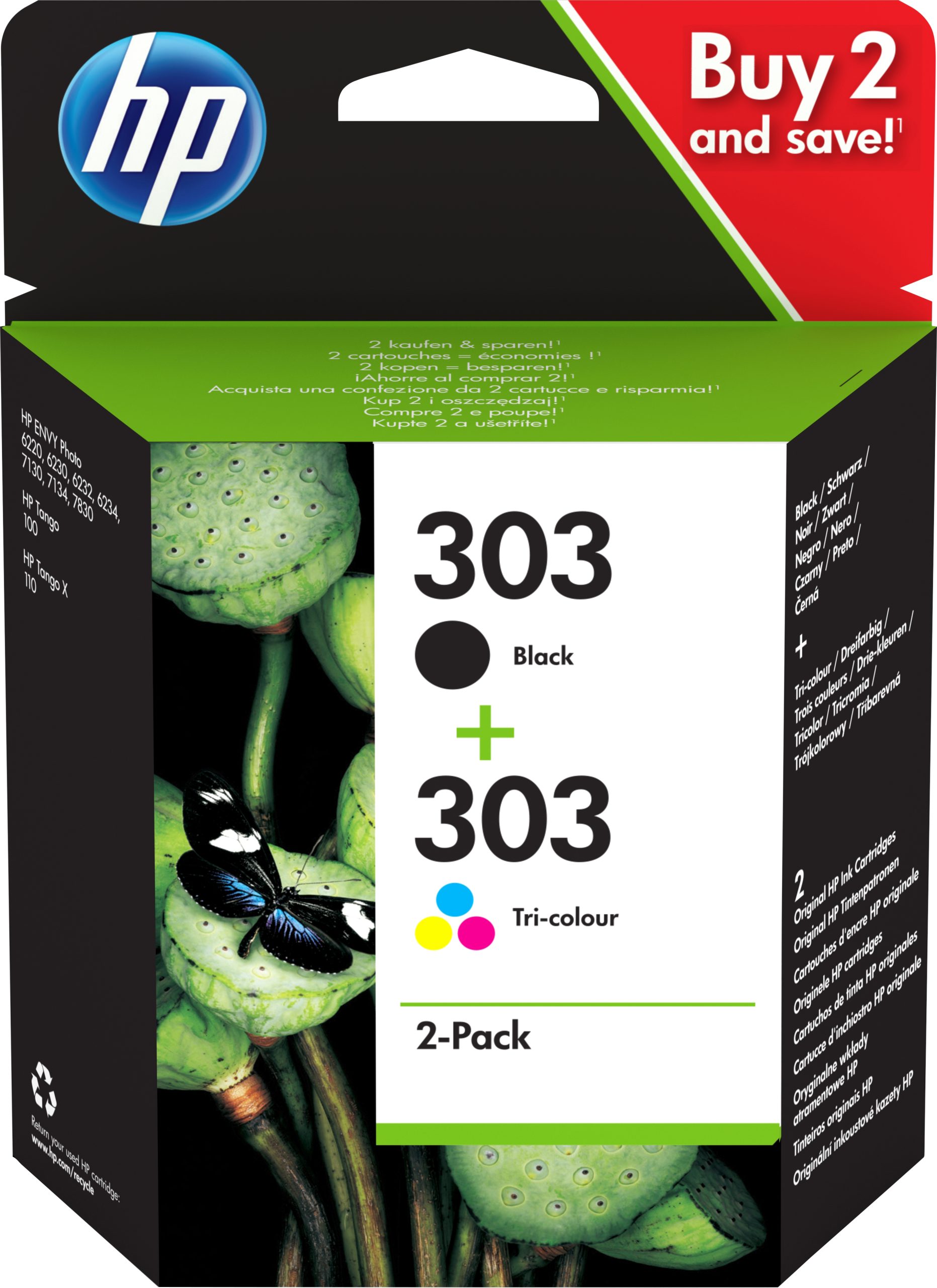 HP 110 Tri-color Original Ink Cartridge