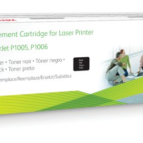 Xerox Black toner cartridge. Equivalent to HP CB435A. Compatible with HP LaserJet P1002/P1003/P1004/P1005/P1006/P1009