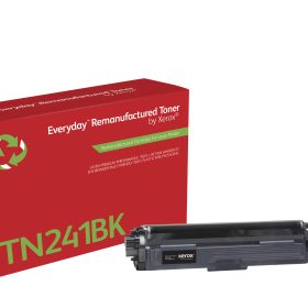 Xerox Black toner cartridge. Equivalent to Brother TN241BK. Compatible with Brother DCP-9020, HL-3140, HL-3150, HL-3170, MFC-91