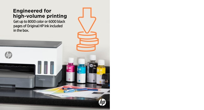 HP Smart Tank 7005 All-in-One Wireless Inkjet Printer - Product Overview 