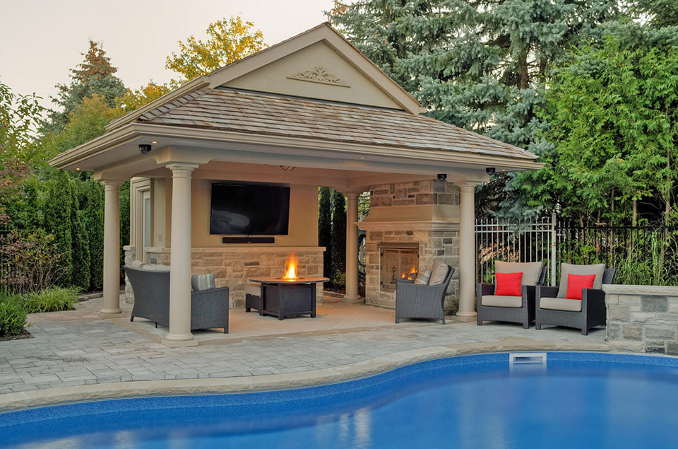 Cabanas - Custom Pools Long Island