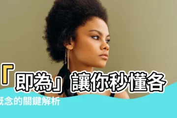 【即為意思】「即為」讓你秒懂各種概念的關鍵解析