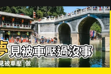 【做夢夢到被車壓】夢見被車壓過沒事 |夢見被車壓 |做夢夢見被車壓好不好 |