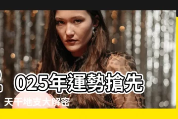 【2025年天干地支】2025年運勢搶先看！天干地支大解密，找出你的人生關鍵時刻