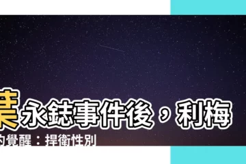 【利梅貞】葉永鋕事件後，利梅貞的覺醒：捍衞性別平等，為玫瑰少年發聲