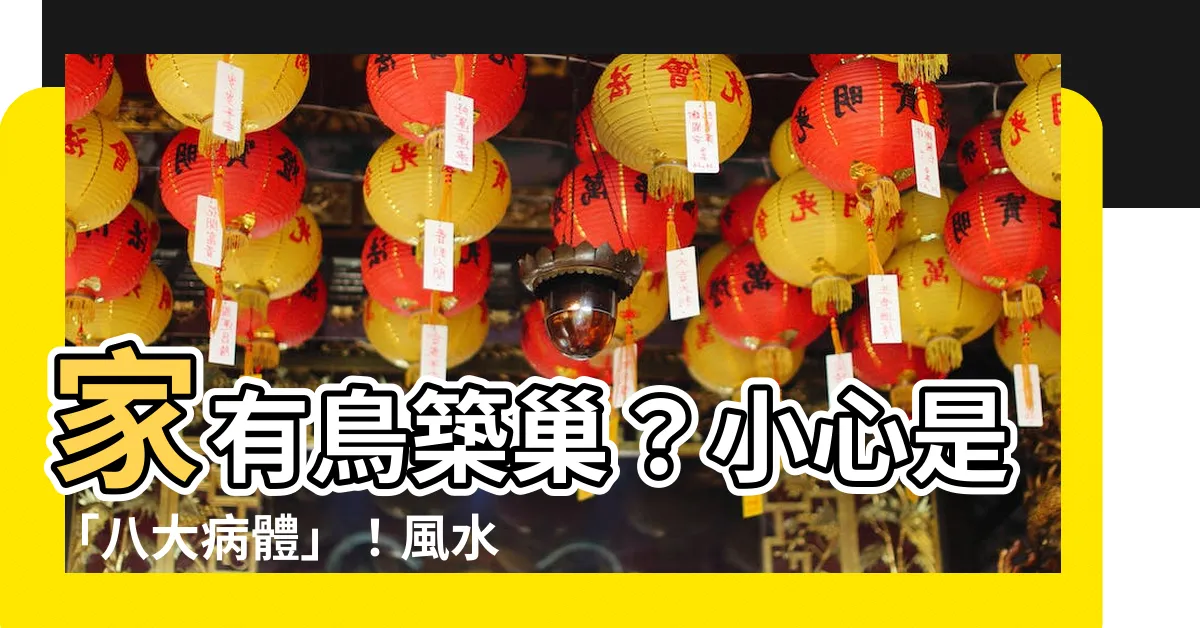 【家有鳥築巢】家有鳥築巢？小心是「八大病體」！風水師曝真相