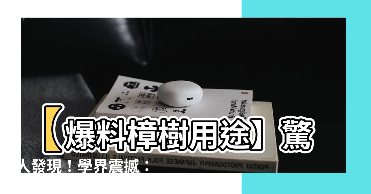 【樟樹 用途】【爆料樟樹用途】驚人發現！學界震撼：樟樹居然是超能樹！