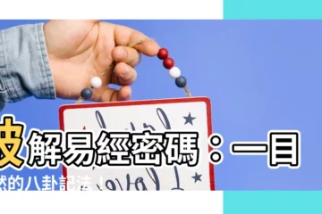 【八卦記法】破解易經密碼：一目瞭然的八卦記法！