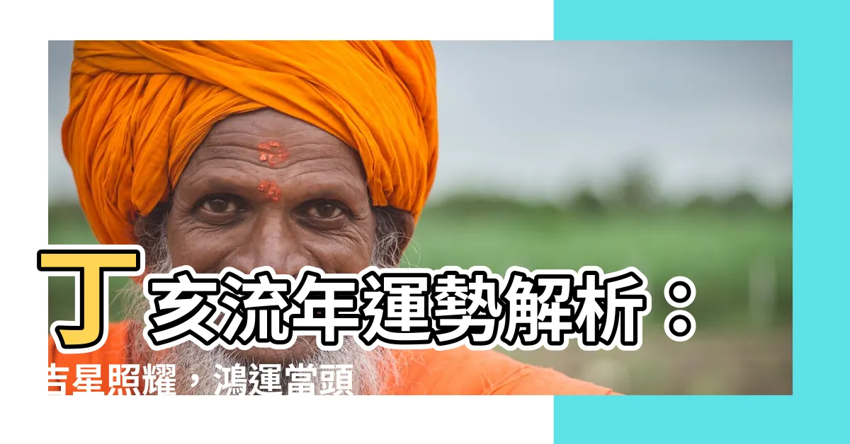【丁亥年】丁亥流年運勢解析：吉星照耀，鴻運當頭
