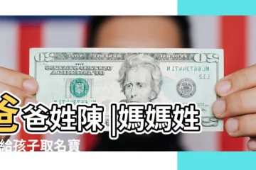 【爸爸姓陳給小孩取名】爸爸姓陳 |媽媽姓陳 |給孩子取名寶媽臉都綠了 |
