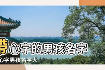 【取名心的男孩名字】帶心字的男孩名字 |帶心字男孩名字大全 |男孩起名含心字 |