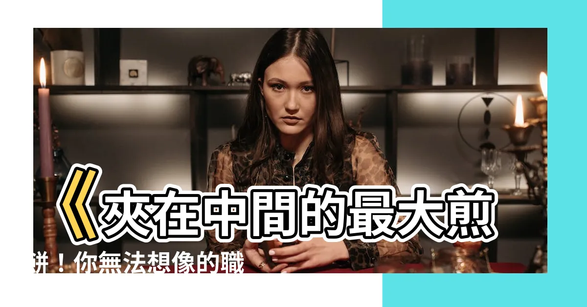 【夾在中間】《夾在中間的最大煎餅！你無法想像的職場夾心餅乾保身法寶！》