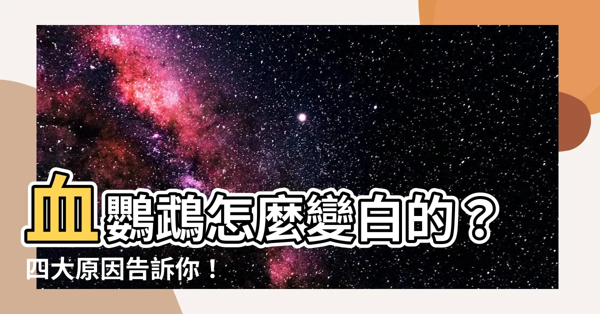 【血鸚鵡 變白】血鸚鵡怎麼變白的？四大原因告訴你！