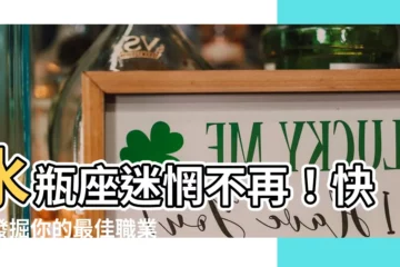 【水瓶座適合的工作】水瓶座迷惘不再！快來發掘你的最佳職業天賦