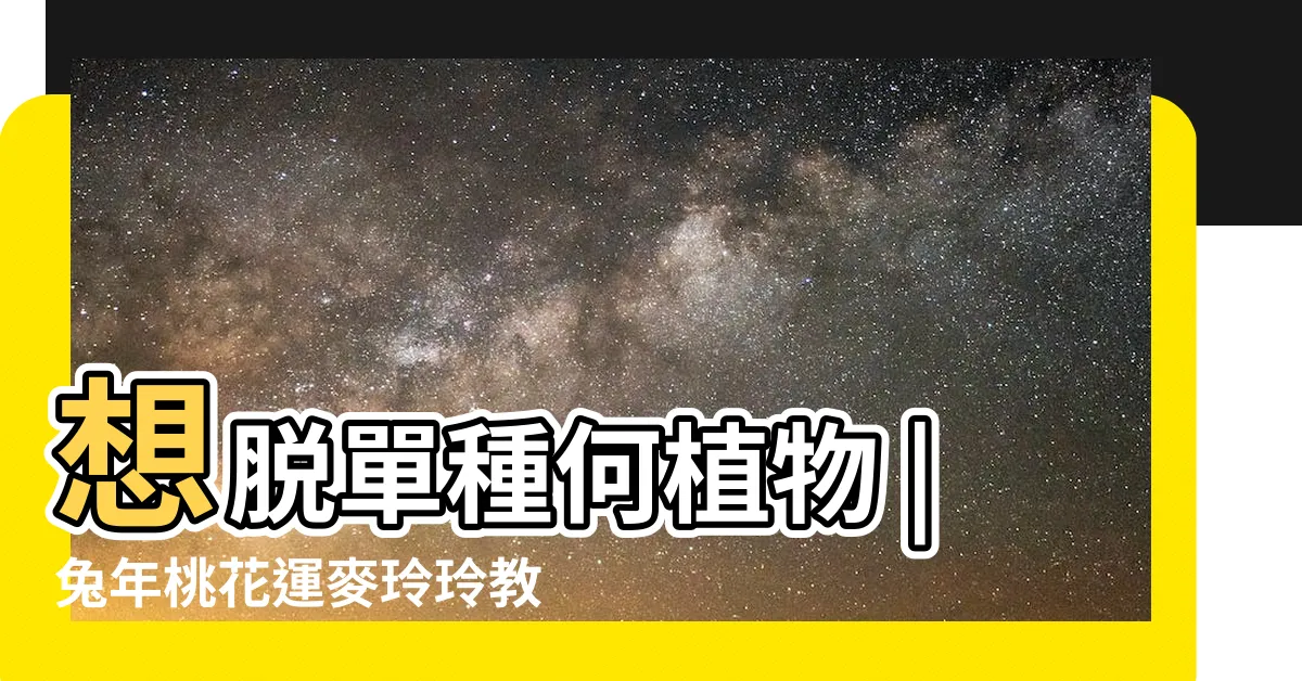 【桃花風水 2023】想脱單種何植物 |兔年桃花運麥玲玲教催旺大法2023 |2023最強桃花年 |