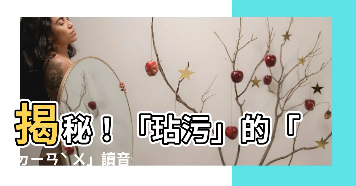 【玷污讀音】揭秘！「玷污」的「ㄉㄧㄢˋ ㄨ」讀音正確嗎？