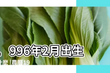 【96年農曆二月生女孩】1996年2月出生屬什麼 |農曆1996年二月十二寅時出生的女孩的命運 |農曆2月出生屬鼠人命好嗎 |