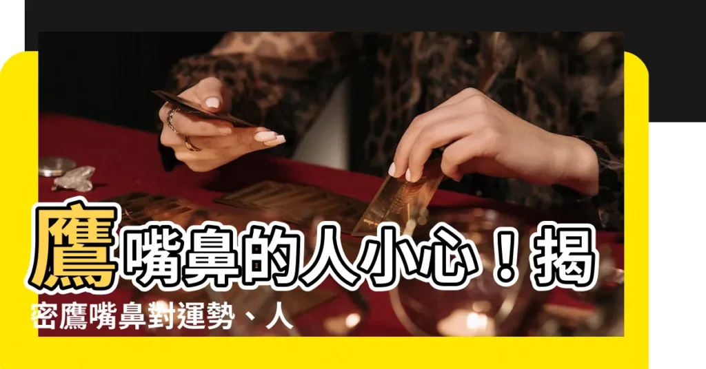 【鷹嘴鼻】鷹嘴鼻的人小心！揭密鷹嘴鼻對運勢、人際的微妙影響