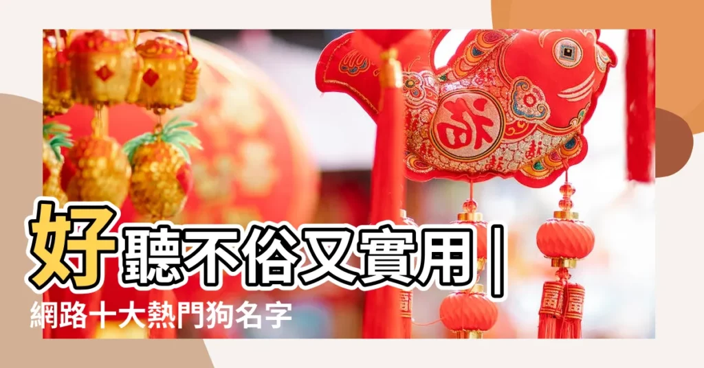 好聽不俗又實用 |網路十大熱門狗名字出列 |狗狗名字大全 |【含園字的狗狗名字大全】