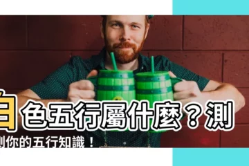 【白色五行】白色五行屬什麼？測一測你的五行知識！