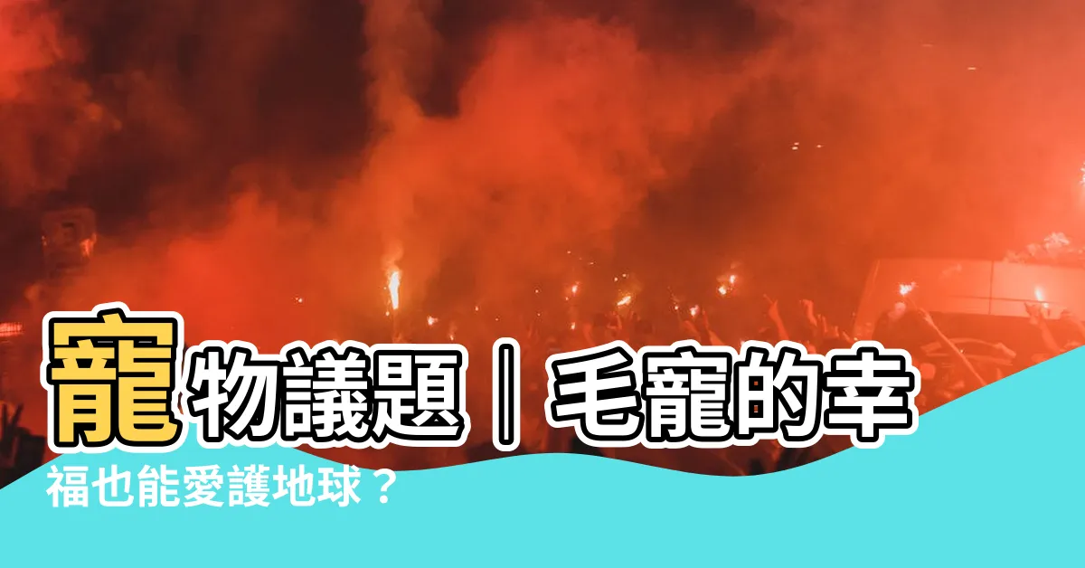 【寵物議題】寵物議題｜毛寵的幸福也能愛護地球？