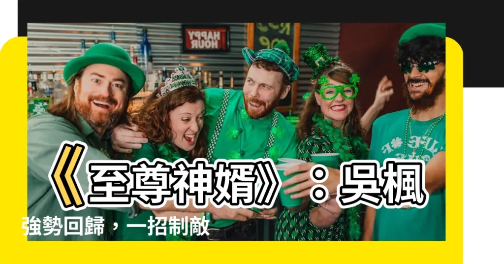 【至尊神婿 吳楓】《至尊神婿》：吳楓強勢回歸，一招制敵！