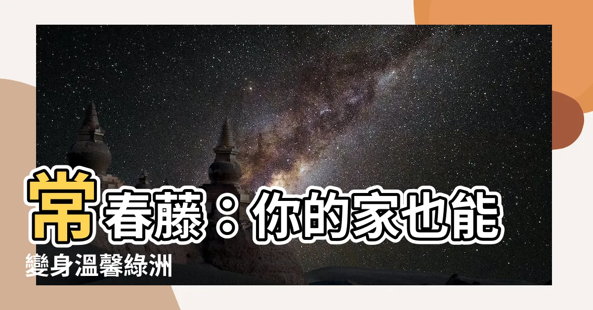 【常春藤種植】常春藤:你的家也能變身温馨綠洲