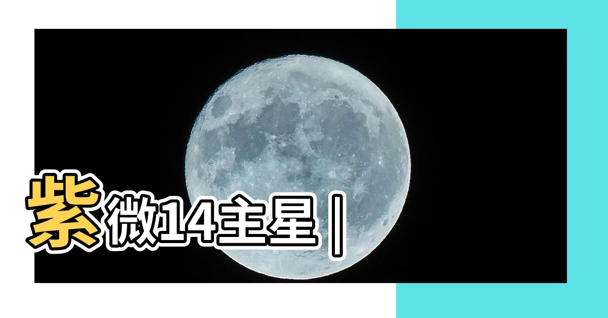 【貪狼意思】紫微14主星 |