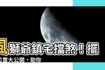 【風獅爺擺放位置】風獅爺鎮宅擋煞！擺放位置大公開，助你招財化煞旺運勢