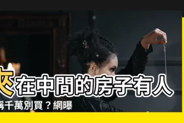 【夾在中間的房子】夾在中間的房子有人聲稱千萬別買？網曝這４關鍵！