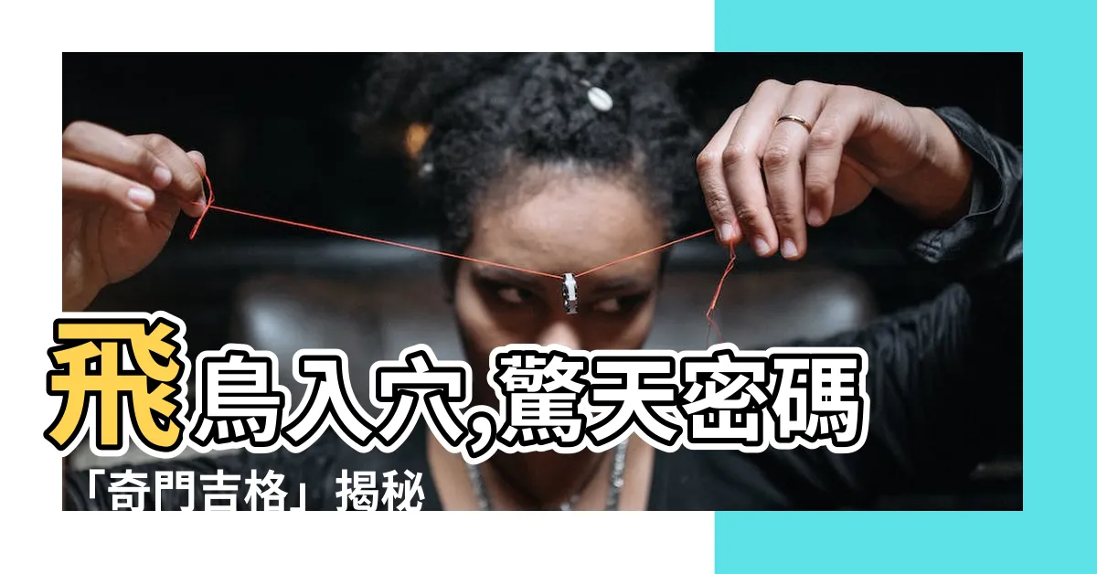 【飛鳥跌穴】飛鳥入穴,驚天密碼:「奇門吉格」揭秘陳定幫工作室驚人內幕