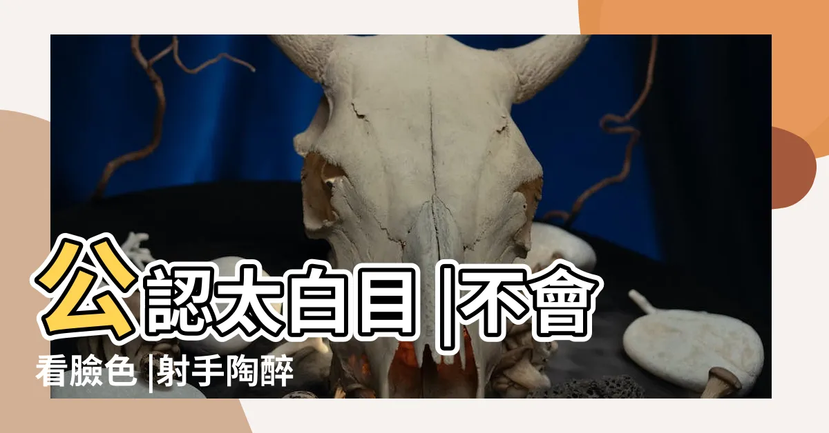 【不會看臉色的人】公認太白目 |不會看臉色 |射手陶醉於自己世界 |
