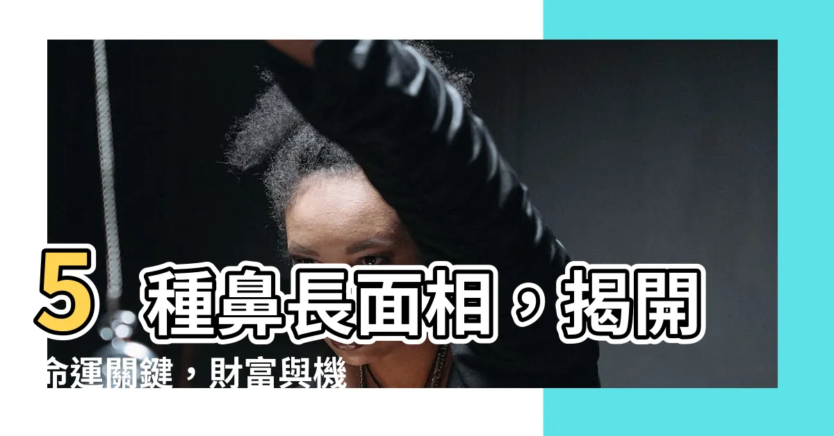 【鼻長 面相】5種鼻長面相，揭開命運關鍵，財富與機遇等著你！