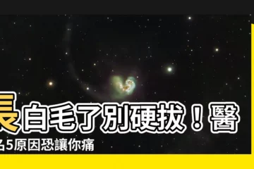 【長白毛】長白毛了別硬拔！醫點名5原因恐讓你痛不欲生