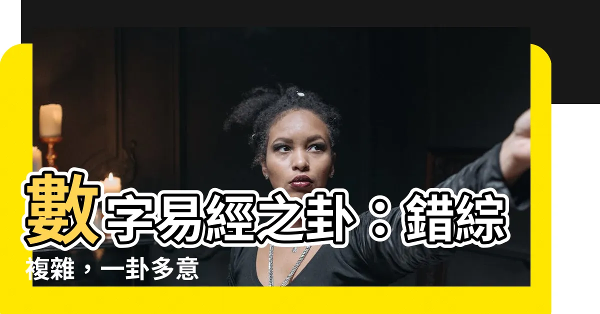 【之卦意思】數字易經之卦：錯綜複雜，一卦多意